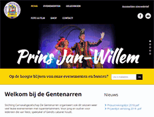 Tablet Screenshot of gentenarren.nl